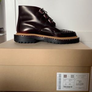 Burberry Brothal Melton Creeper Boots